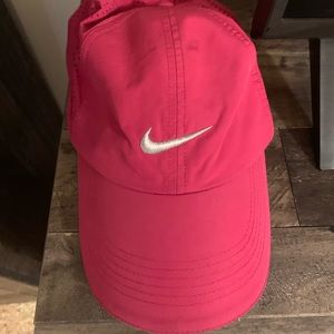 Pink Nike hat